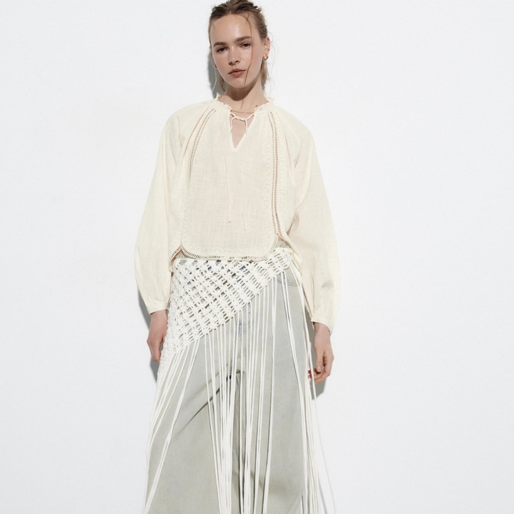 Embroidered Zara top